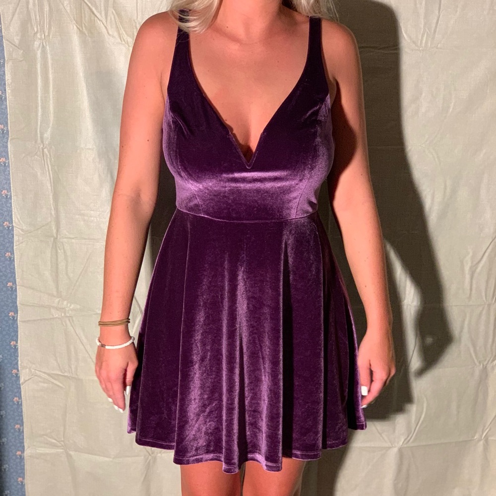 NWT Purple Kimchi Blue Skater Dress